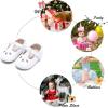 imageFelix ampamp Flora Soft Sole Baby Shoes  Infant Baby Walking Shoes Moccasinss Rubber Sole Crib ShoesB22white
