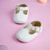imageFelix ampamp Flora Soft Sole Baby Shoes  Infant Baby Walking Shoes Moccasinss Rubber Sole Crib ShoesB8527white