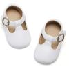 imageFelix ampamp Flora Soft Sole Baby Shoes  Infant Baby Walking Shoes Moccasinss Rubber Sole Crib ShoesB8527white