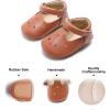 imageFelix ampamp Flora Soft Sole Baby Shoes  Infant Baby Walking Shoes Moccasinss Rubber Sole Crib ShoesB8528 Brown