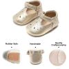 imageFelix ampamp Flora Soft Sole Baby Shoes  Infant Baby Walking Shoes Moccasinss Rubber Sole Crib ShoesB8528 Gold