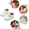imageFelix ampamp Flora Soft Sole Baby Shoes  Infant Baby Walking Shoes Moccasinss Rubber Sole Crib ShoesB8528 White
