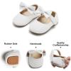 imageFelix ampamp Flora Soft Sole Baby Shoes  Infant Baby Walking Shoes Moccasinss Rubber Sole Crib ShoesB8712glitter White