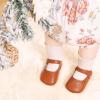 imageFelix ampamp Flora Soft Sole Baby Shoes  Infant Baby Walking Shoes Moccasinss Rubber Sole Crib ShoesB8717brown