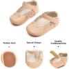 imageFelix ampamp Flora Soft Sole Baby Shoes  Infant Baby Walking Shoes Moccasinss Rubber Sole Crib ShoesB8717nude