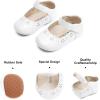 imageFelix ampamp Flora Soft Sole Baby Shoes  Infant Baby Walking Shoes Moccasinss Rubber Sole Crib ShoesB8717white