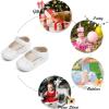 imageFelix ampamp Flora Soft Sole Baby Shoes  Infant Baby Walking Shoes Moccasinss Rubber Sole Crib ShoesB8717white