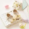 imageFelix ampamp Flora Soft Sole Baby Shoes  Infant Baby Walking Shoes Moccasinss Rubber Sole Crib ShoesB8718gold