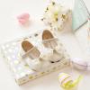 imageFelix ampamp Flora Soft Sole Baby Shoes  Infant Baby Walking Shoes Moccasinss Rubber Sole Crib ShoesB8718ivory White