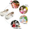 imageFelix ampamp Flora Soft Sole Baby Shoes  Infant Baby Walking Shoes Moccasinss Rubber Sole Crib ShoesB8718ivory White