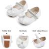 imageFelix ampamp Flora Soft Sole Baby Shoes  Infant Baby Walking Shoes Moccasinss Rubber Sole Crib ShoesB8718white