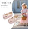 imageFelix ampamp Flora Soft Sole Baby Shoes  Infant Baby Walking Shoes Moccasinss Rubber Sole Crib ShoesB8731pink