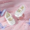 imageFelix ampamp Flora Soft Sole Baby Shoes  Infant Baby Walking Shoes Moccasinss Rubber Sole Crib ShoesB8731white