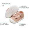 imageFelix ampamp Flora Soft Sole Pink Baby Dress Shoes  Infant Baby Walking Shoes Moccasins Rubber Sole Crib ShoesPink1218Months Infant