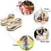 imageFelix ampamp Flora Toddler Flower Girl Dress Shoes  Baby Girl Ballet Mary Jane Flats for Party School WeddingB325gold