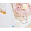 imageFelix ampamp Flora Toddler Flower Girl Dress Shoes  Baby Girl Ballet Mary Jane Flats for Party School WeddingB325white