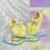 imageFelix ampamp Flora Toddler Flower Girl Dress Shoes  Baby Girl Ballet Mary Jane Flats for Party School WeddingBf04s Yellow