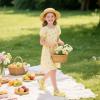 imageFelix ampamp Flora Toddler Flower Girl Dress Shoes  Baby Girl Ballet Mary Jane Flats for Party School WeddingBf04s Yellow