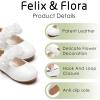 imageFelix ampamp Flora Toddler Flower Girl Dress Shoes  Girl Ballet Flats Party School Shoes WeddingB819white
