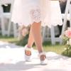 imageFelix ampamp Flora Toddler Flower Girl Dress Shoes  Girl Ballet Flats Party School Shoes WeddingB819white