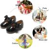 imageFelix ampamp Flora Toddler Flower Girl Dress Shoes  Girl Ballet Flats Party School Shoes WeddingB821black