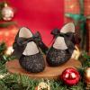 imageFelix ampamp Flora Toddler Flower Girl Dress Shoes  Girl Ballet Flats Party School Shoes WeddingB821glitter Black