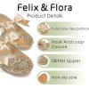 imageFelix ampamp Flora Toddler Flower Girl Dress Shoes  Girl Ballet Flats Party School Shoes WeddingB821glitter Gold
