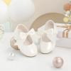 imageFelix ampamp Flora Toddler Flower Girl Dress Shoes  Girl Ballet Flats Party School Shoes WeddingB821ivory White