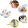 imageFelix ampamp Flora Toddler Flower Girl Dress Shoes  Girl Ballet Flats Party School Shoes WeddingB821s White