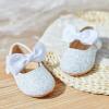 imageFelix ampamp Flora Toddler Flower Girl Dress Shoes  Girl Ballet Flats Party School Shoes WeddingB829 Glitter White