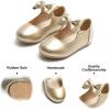 imageFelix ampamp Flora Toddler Flower Girl Dress Shoes  Girl Ballet Flats Party School Shoes WeddingB838gold