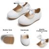 imageFelix ampamp Flora Toddler Flower Girl Dress Shoes  Girl Ballet Flats Party School Shoes WeddingB838white