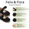 imageFelix ampamp Flora Toddler Flower Girl Dress Shoes  Girl Ballet Flats Party School Shoes WeddingB839black