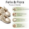 imageFelix ampamp Flora Toddler Flower Girl Dress Shoes  Girl Ballet Flats Party School Shoes WeddingB845gold