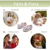 imageFelix ampamp Flora Toddler Flower Girl Dress Shoes  Girl Ballet Flats Party School Shoes WeddingB896purple