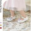 imageFelix ampamp Flora Toddler Flower Girl Dress Shoes  Girl Ballet Flats Party School Shoes WeddingB896white