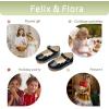 imageFelix ampamp Flora Toddler Flower Girl Dress Shoes  Girl Ballet Flats Party School Shoes WeddingB902black