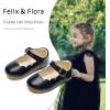 imageFelix ampamp Flora Toddler Flower Girl Dress Shoes  Girl Ballet Flats Party School Shoes WeddingB902black