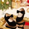 imageFelix ampamp Flora Toddler Flower Girl Dress Shoes  Girl Ballet Flats Party School Shoes WeddingBf11black