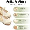 imageFelix ampamp Flora Toddler Girl Dress Shoes  Flower Girl Ballet Flats School Wedding PartyBf14champagne Gold