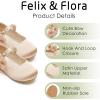 imageFelix ampamp Flora Toddler Girl Dress Shoes  Flower Girl Ballet Flats School Wedding PartyBf14dark Nude