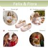 imageFelix ampamp Flora Toddler Girl Dress Shoes  Flower Girl Ballet Flats School Wedding PartyBf14pink