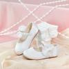 imageFelix ampamp Flora Toddler Girl Dress Shoes  Flower Girl Ballet Flats School Wedding PartyBf14white