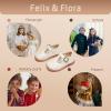 imageFelix ampamp Flora Toddler Girl Mary Jane Dress Shoes  School Oxford Flats for Girl Party ShoesB423beige
