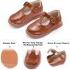 imageFelix ampamp Flora Toddler Girl Mary Jane Dress Shoes  School Oxford Flats for Girl Party ShoesB423brown