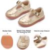 imageFelix ampamp Flora Toddler Girl Mary Jane Dress Shoes  School Oxford Flats for Girl Party ShoesB423gold