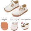 imageFelix ampamp Flora Toddler Girl Mary Jane Dress Shoes  School Oxford Flats for Girl Party ShoesB423white