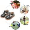 imageFelix ampamp Flora Toddler Little Girl Mary Jane Dress Shoes  Ballet Flats for Easter Flower Girl Party School ShoesB401black