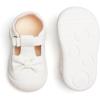 imageFelix ampamp Flora Soft Sole Baby Dress Shoes  Infant Baby Walking Shoes Moccasinss Rubber Sole Crib ShoesByb03white