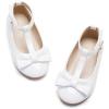 imageFelix ampamp Flora Toddler Flower Girl Dress Shoes  Baby Girl Ballet Mary Jane Flats for Party School WeddingB325white